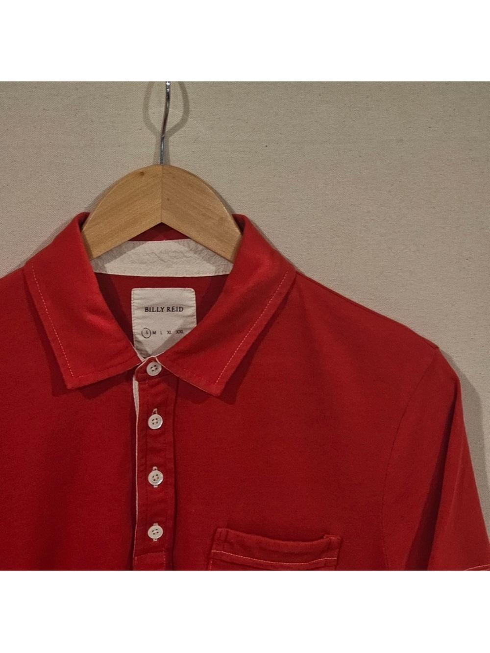 Billy Reid Short Sleeve Polo S